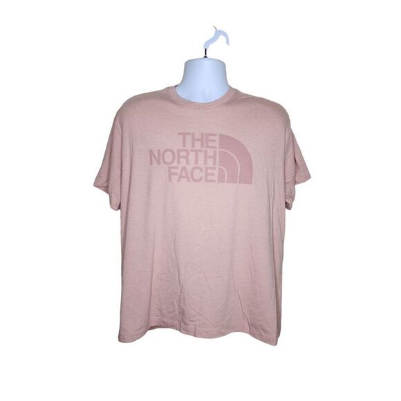The North Face Short Sleeve Logo Tshirt Womens Size XL Pink - Picture 1 of 4